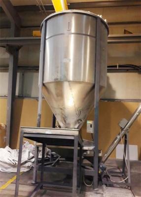 China Manual / Automatic Vertical Plastic Pellet Mixer Blender Machine OVM-5000 for sale