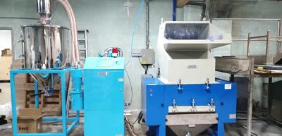 China SKD Plastic Recycling Granulator Machine, 3.75kw Industriële Plastic Ontvezelmachine Te koop