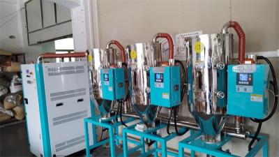 China Stainless Steel Hopper Desiccant Dryers For Plastics Temperature Control Range 50C-180C for sale