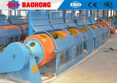 China Steel Wire Rope Tubular Stranding /Cable Making Machine With Pneumatic Brake for sale