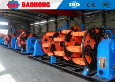 China Back Twist Cable Rigid Stranding Machine , Multi Core Wire Planetary Stranding Machine for sale