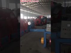 Electric Round Cable Laying Machine , High Speed Drum Twister 1250/1+4