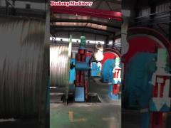 Red Rigid Frame Stranding Machine Of Power Cable Taping Head