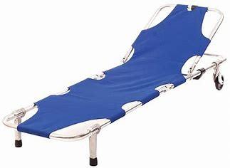 China Collapsable Aluminum Folding Stretcher Lightweight Portable Aluminum Alloy 4 Folding Stretcher for sale