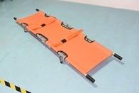 China Portable Medical Emergency Folding Stretcher With Heavy Duty Handle Carrying Case for sale