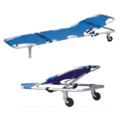 China Medical bed Aluminum Alloy cheap portable ambulance folding stretcher used for emergency à venda