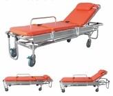 China aluminum alloy material ambulance stretcher trolley patient transfer bed folding first aid emergency stretcher for sale
