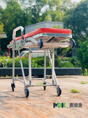 China Luxury Multifunctional Transfer Trolley Hospital Bed Ambulance Chair Stretcher for sale