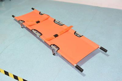 China W550MM Wheeled Folding Medical Stretcher for sale
