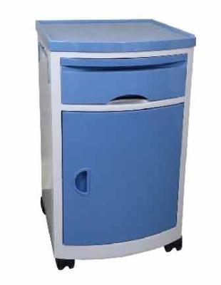 China 45CM 17.7in Hospital Medical Furniture Abs Bedside Cabinet With Drawer To Storage For Ward for sale