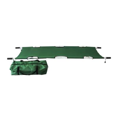 China High Strength 214cm 4 Folding Collapsible Ambulance Stretcher For Ambulance Car for sale