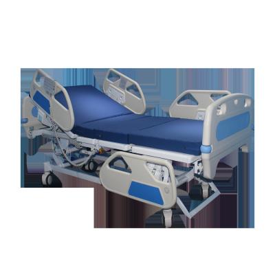 China 970MM Three Functions Electric Remote Control Patient Medical Furniture Clinic Hospital Beds for sale