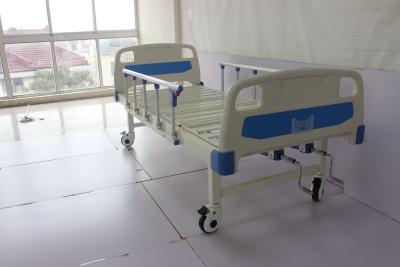 China 2.2M Hospital Manual Patient Bed Aluminum Alloy One Function 20in for sale