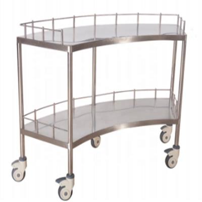 China 1400MM 45CMHospital Medical Furniture Surgical Instrument Stainless Steel Trolley with drawer and wheel for sale