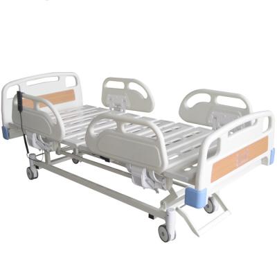 China 215MM Full Electric Hospital Bed With Premium Foam Mattress And Full Rails for sale