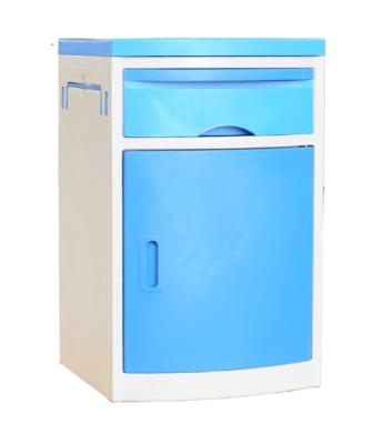 China 50KG Loading Tray ABS Hospital Bedside Cabinet With Lock for sale