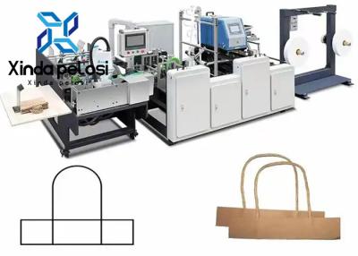 Chine Facile à utiliser, machine de fabrication de sacs en papier plat 40 pièces/min 10 kW à vendre