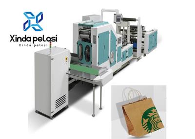 China Impresión digital de alimentos Máquina de fabricación de bolsas de papel planas Máquina de moldeado de bolsas de papel en venta