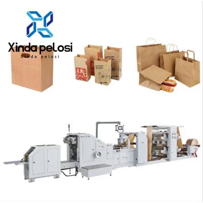 China Automated Luxury Paper Shopping Bag Making Machines 380V Easy To Operate for sale