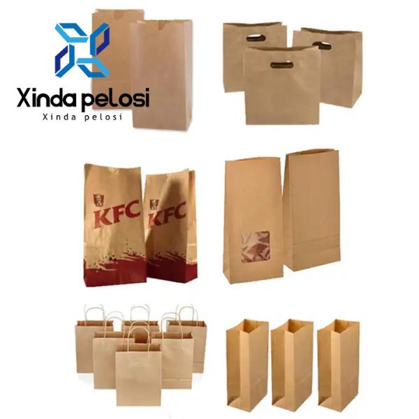 Quality Automated Luxury Paper Shopping Bag Making Machines 380V Easy To Operate for sale