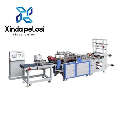 China Horizontal Type PE Zipper Bag Making Machine With Auto Zipper Attaching System for sale