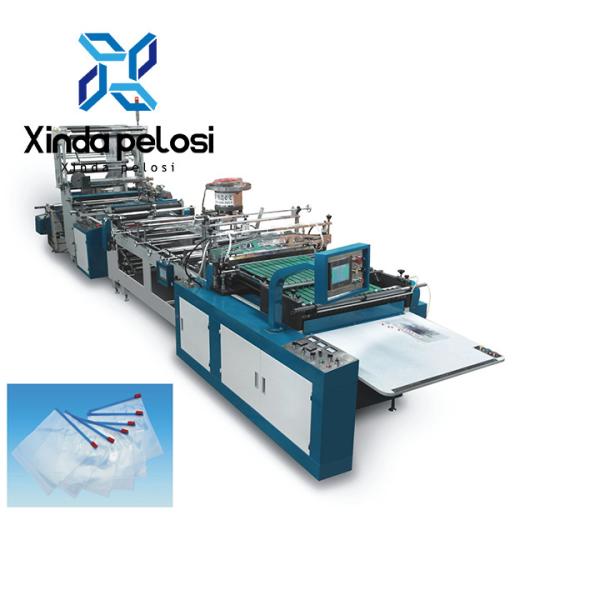 Quality Horizontal Type PE Zipper Bag Making Machine With Auto Zipper Attaching System for sale