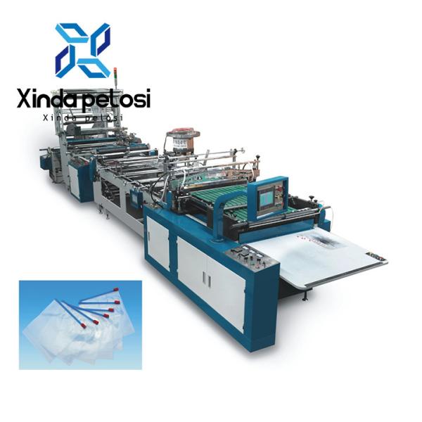 Quality 180pcs/Min Plastic Zipper Bag Making Machine 220V 50Hz Single Phase for sale