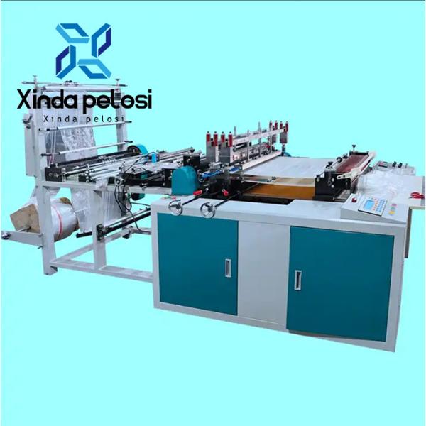 Quality Horizontal Type PE Zipper Bag Making Machine With Auto Zipper Attaching System for sale