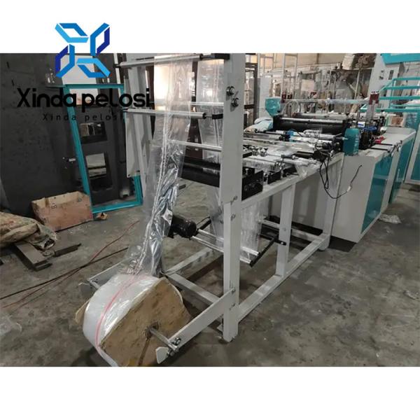 Quality DHPE LDPE PE Zipper Pouch Making Machine 0.75kw High Production Speed for sale