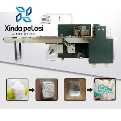 China 4.3KW Baby Diaper Packaging Machine Diaper Bag Forming Machine Multifunction for sale