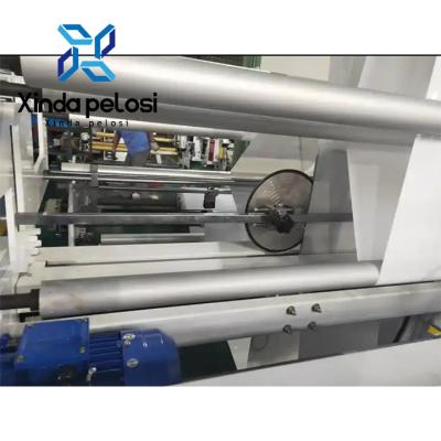 China Máquina de fabricação automática de sacos de fraldas de plástico para produção rápida à venda