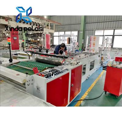 China 150-700MM Máquina para hacer bolsas de pañales con manguera cruzada en venta