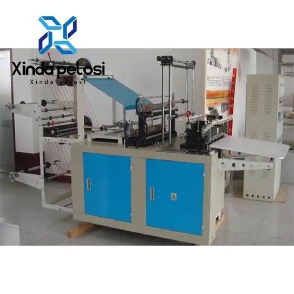 Quality OEM Flat Open Plastic Hdpe Garbage Bag Making Machine 250pcs/Min for sale