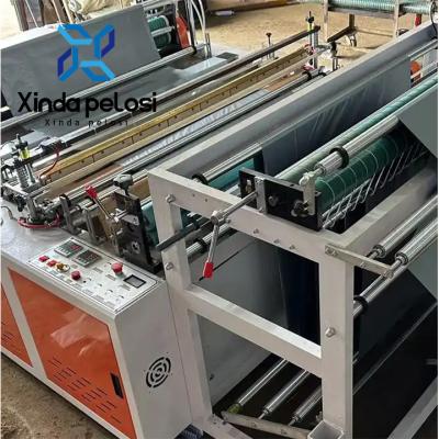 China Máquina de fabricação de sacos de lixo biodegradáveis HDPE de alta velocidade Controle PLC à venda