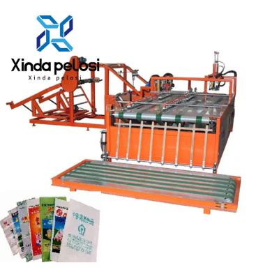 China Todo en un Polypropylene Pp tejido de harina de bolsas de fabricación de la máquina con corte de costura en venta