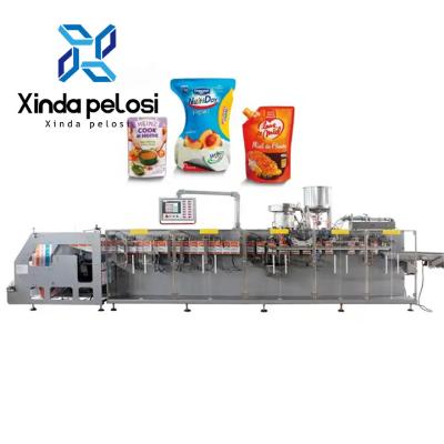 China Máquina de fabricación de bolsas de líquido de forma especial PA / PE 3 lados sello automático en venta