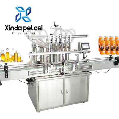 China Multi Head Electronically Controlled Bottle Liquid Filling Machine Multifunction for sale