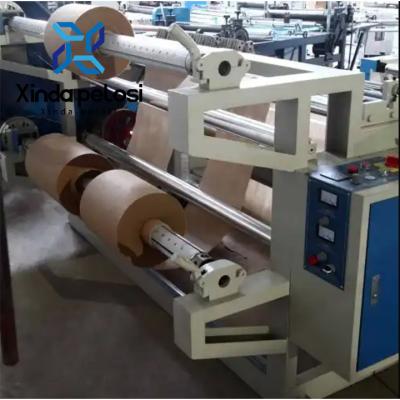 China Berührungsbildschirmsteuerung Kraftpapierschneider-Rewinder-Maschine 500 mm Max. Wirksam zu verkaufen