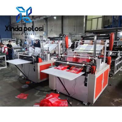 China Hot Melting Glue PE Bag Sealing And Cutting Machine Bag  Computerized for sale