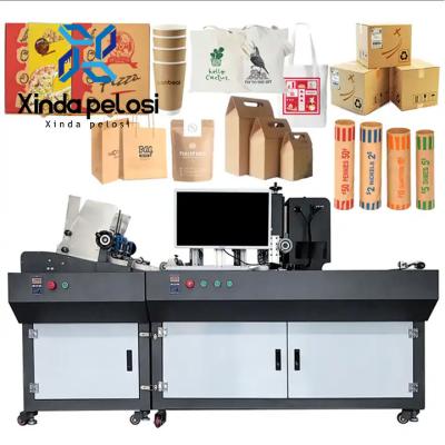 China Máquina de impresión de bolsas digitales de paso único para tazas de papel de alta productividad en venta
