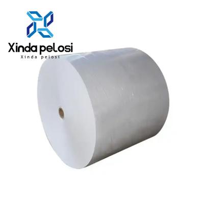 China Food Grade 65-140gsm Pe Coated Paper Roll For Food Sheet Cup Paper Raw Material for sale