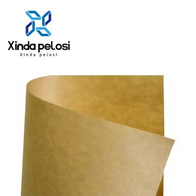 China Custom Size Bio-Degradable Kraft Wrapping Paper For Making Bags Box  Unbleached for sale
