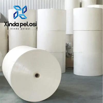 Chine Ruloir de papier d'emballage kraft blanc en PE recyclé sur mesure 305GSM 335GSM à vendre