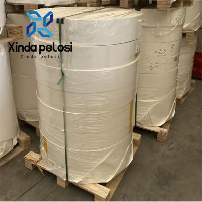 China Custom 100% Wood Pulp Thermal Paper Jumbo Roll 48gsm And 55gsm for sale