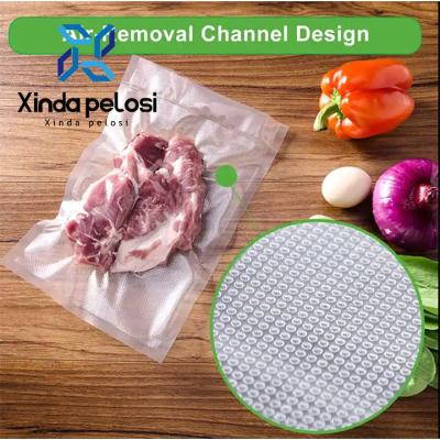 Cina Personalizzazione Sacchetti di plastica trasparenti per alimenti Sacchetti di imballaggio trasparenti per vuoto in vendita