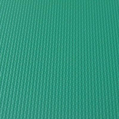 China Green Vinyl Athletic Gym Flooring Non Toxic Double Sided Adhesive for sale