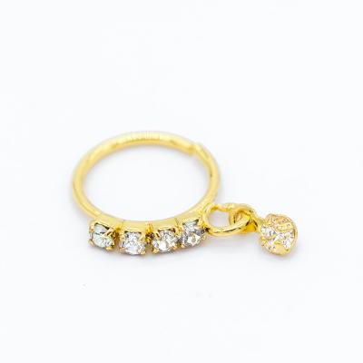 China 18G Gold Nose Piercing Jewellery for sale