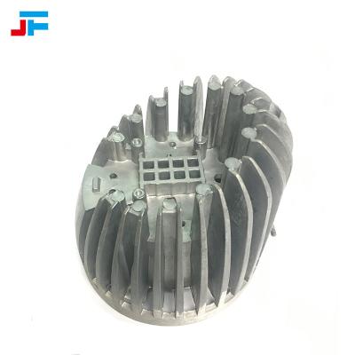China Jeefly aluminum die casting 11*10.5cm ,431.4g Simple sanding heat sink for sale