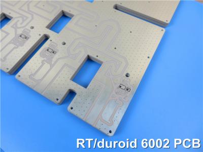 China Rogers 6002 PCB RT/duroid 6002 High Frequency PCB 10mil thick, 20mil thick, 30mil thick, 60mil thick, 120mil thick for sale