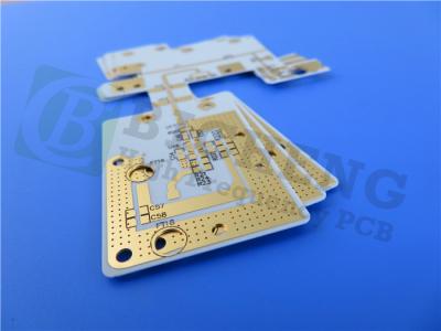 China RO4830 High Frequency PCB Built on 9.4mil 0.239mm Substrates with Double Sided Copper and Immersion Gold for sale